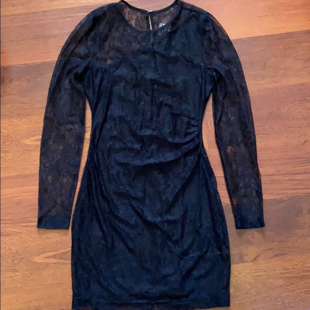 BCBGeneration Black Lace Dress